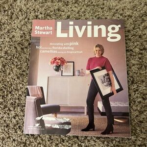 Martha Stewart Living Magazine February 1997 Number 46- Pink and Black Edition